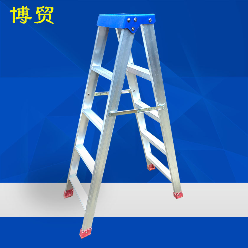 欧标 铝轻型双侧人字梯L17-铝合金梯-新利体育