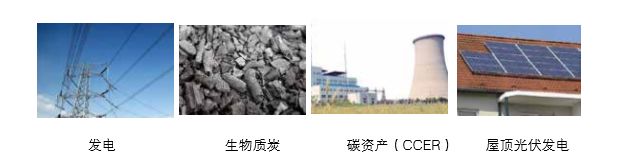 宝运莱可提供气化发电系 统成套设备的整体规划以及碳资产开发服务